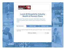 Tablet Screenshot of myhealthandpension.hroffice.com